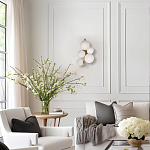 Бра с золотым основанием и 5-ю белыми шарообразными плафонами Bubble варинант исполнения - 4 | Loft Concept в Красноярске