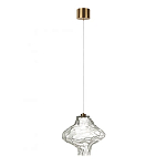 Подвесной светильник с плафоном из фактурного прозрачного стекла Light Ensemble варинант исполнения - 8 | Loft Concept в Красноярске