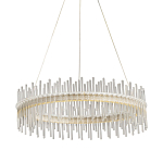 Люстра круглая с прозрачными стеклянными трубками 51 см Nembus варинант исполнения - 1 | Loft Concept в Красноярске