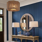 Настольная лампа с корпусом из цветков колокольчика Cascade of Blue Flowers варинант исполнения - 3 | Loft Concept в Красноярске