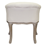 Кресло низкое в стиле прованс Бежевый Лен Louis French Armchair  варинант исполнения - 2 | Loft Concept в Красноярске