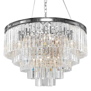 Люстра Odeon Chandelier Five Silver 80