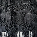 Гобелен из шерсти мериноса с узелками Ночь  варинант исполнения - 1 | Loft Concept в Красноярске