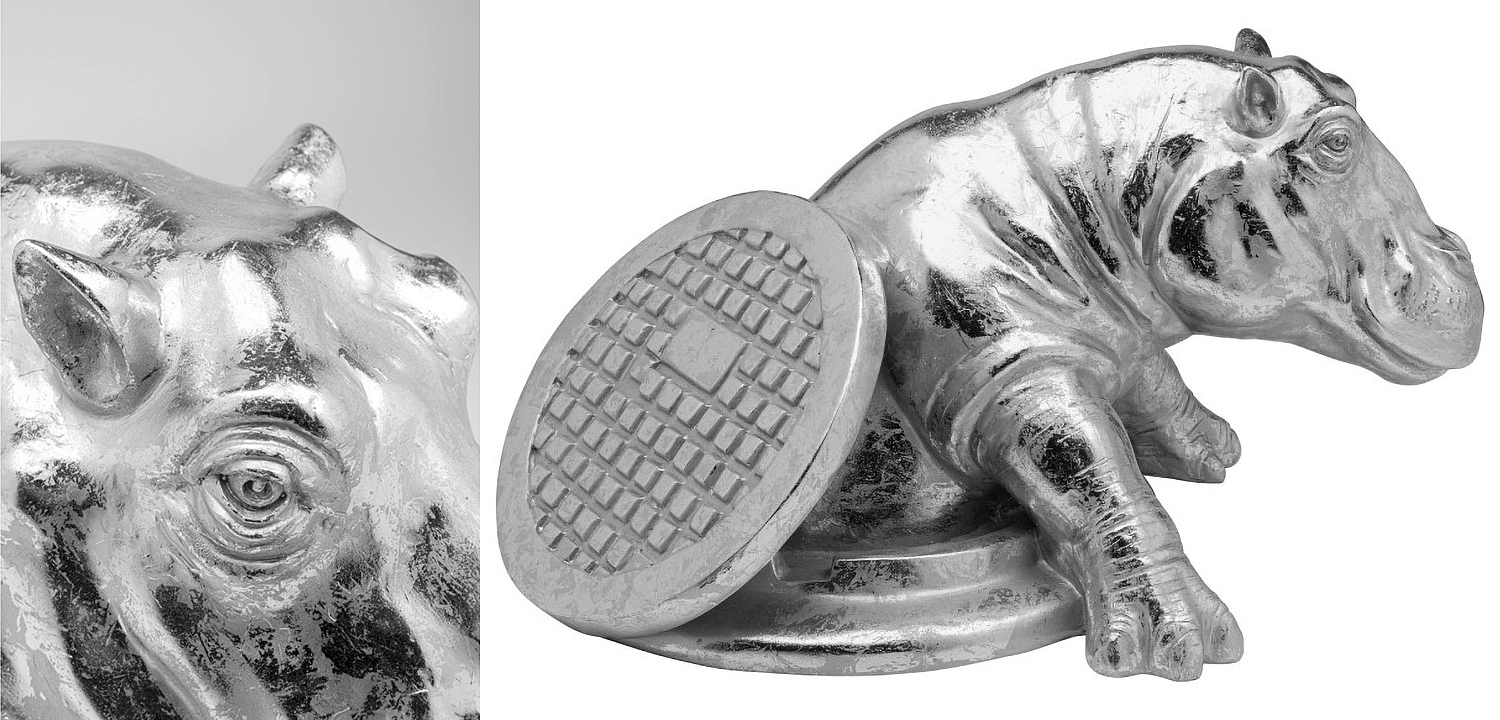 Статуэтка Chrome Hippo - Loft-Concept в Красноярске