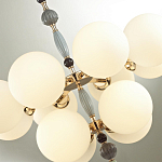 Люстра со вставками из керамики SkyEast 12 ламп варинант исполнения - 3 | Loft Concept в Красноярске