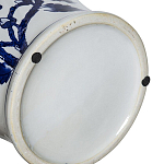 Ваза с крышкой и синим цветочным узором Blue & White Ornament  варинант исполнения - 4 | Loft Concept в Красноярске