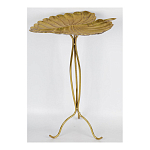Столик приставной с столешницей Тропический лист Tropical Forest gold варинант исполнения - 2 | Loft Concept в Красноярске