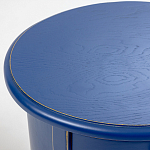 Синяя тумба на фигурных ножках Shelby варинант исполнения - 4 | Loft Concept в Красноярске