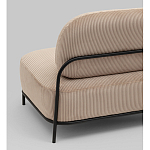 Диван Стоун велюр рельефный бежевый варинант исполнения - 4 | Loft Concept в Красноярске