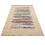 Ковер с геометрическим узором из комбинированного состава Full rhythm варинант исполнения - 3 | Loft Concept в Красноярске