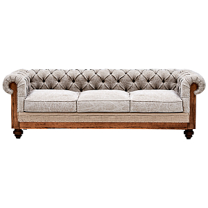 Диван Deconstructed Chesterfield Sofa Triple Gray