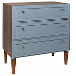 Комод серый из массива бука с 3-мя ящиками Wenge Light варинант исполнения - 1 | Loft Concept в Красноярске