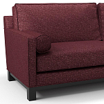 Мебельная ткань Шенилл бордовый цвет 138 см T4-38 варинант исполнения - 6 | Loft Concept в Красноярске