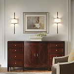 Бра вертикальное с белым полукруглым плафоном и длинным стержнем S Kichler варинант исполнения - 15 | Loft Concept в Красноярске