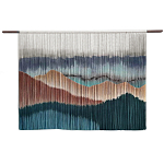 Современное Панно на стену из нитей Mountains at Sunset Горы на Закате  варинант исполнения - 2 | Loft Concept в Красноярске