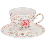 Чайный сервиз из фарфора на 6 персон 14 предметов Flower Porcelain Collection варинант исполнения - 2 | Loft Concept в Красноярске