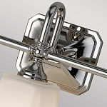 Бра для ванных комнат с квадратными матовыми плафонами на основании цвета хром Feiss варинант исполнения - 7 | Loft Concept в Красноярске