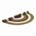 Ковер круглый из хлопка с контрастным узором Bullseye 150 варинант исполнения - 2 | Loft Concept в Красноярске