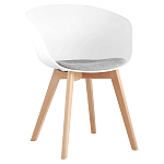 Стул из пластика с мягким сиденьем Eames варинант исполнения - 1 | Loft Concept в Красноярске