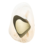 Бра овальное из стекла с золотым элементом Flow Texture  варинант исполнения - 4 | Loft Concept в Красноярске