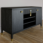 Комод-буфет Elsa Dreams Black с открытыми полками   варинант исполнения - 2 | Loft Concept в Красноярске