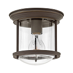 Потолочный светильник для ванных комнат со стеклянным плафоном и одной лампой Hinkley варинант исполнения - 8 | Loft Concept в Красноярске