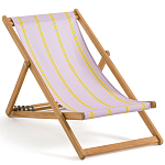 Шезлонг из акации и ткани Argentina варинант исполнения - 2 | Loft Concept в Красноярске