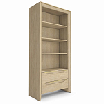  Стеллаж 2 ящика 4 открытые полки Flowchart 90 см варинант исполнения - 2 | Loft Concept в Красноярске