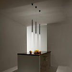 Подвсеной светильник светодиодный металлический цилиндрической формы Высота 60см Trumpet tube варинант исполнения - 5 | Loft Concept в Красноярске