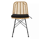 Стул с ротанговым плетением Wicker Stool без подлокотников варинант исполнения - 1 | Loft Concept в Красноярске