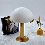 Настольная лампа c абажуром в форме купола из натурального камня  Heavenly Harmony варинант исполнения - 4 | Loft Concept в Красноярске