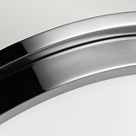 Потолочный светильник для ванных комнат цвета хром с вытянутым плафоном из молочного стекла Feiss варинант исполнения - 4 | Loft Concept в Красноярске