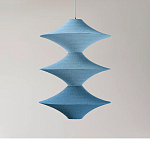 Подвесной вязаный голубой светильник «Звезда Востока 03» варинант исполнения - 1 | Loft Concept в Красноярске