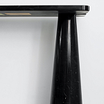 Консоль чёрная на 2-х конусообразных ножках Eros варинант исполнения - 3 | Loft Concept в Красноярске