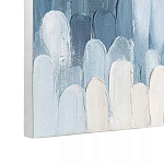 Панно декоративное с ручной росписью Blue Strokes варинант исполнения - 3 | Loft Concept в Красноярске