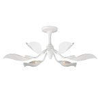 Потолочный светильник с плафонами в виде белых лепестков Delicate Flower варинант исполнения - 2 | Loft Concept в Красноярске
