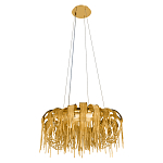 Люстра круглая подвесная с металлическими дугами и длинными цепочками 80 см Atlantis Chain варинант исполнения - 12 | Loft Concept в Красноярске