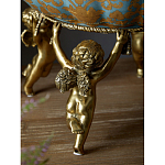 Чаша с орнаментом на бронзовых ножках в виде ангелов Eden Garden варинант исполнения - 7 | Loft Concept в Красноярске