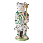 Подсвечник в виде собачки из фарфора с бронзовыми элементами Eden Garden варинант исполнения - 4 | Loft Concept в Красноярске