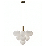 Люстра круглая со стеклянными сферами Maleficent варинант исполнения - 4 | Loft Concept в Красноярске