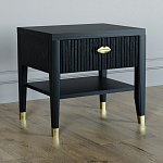 Прикроватная тумбочка с ящиком Elsa Dreams Black варинант исполнения - 1 | Loft Concept в Красноярске