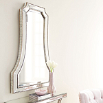 Зеркало в серебристой фигурной раме Silver Reflection варинант исполнения - 4 | Loft Concept в Красноярске