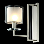 Бра с геометрическим каркасом из металла и цилиндрическим стеклянным плафоном Laurent варинант исполнения - 4 | Loft Concept в Красноярске