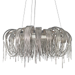 Люстра круглая подвесная с металлическими дугами и длинными цепочками 80 см Atlantis Chain варинант исполнения - 1 | Loft Concept в Красноярске