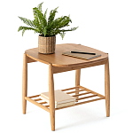 Приставной стол из массива дуба Reyer Side Table варинант исполнения - 2 | Loft Concept в Красноярске