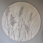 Ботаническое панно Тростник 3 варинант исполнения - 1 | Loft Concept в Красноярске