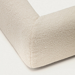 Кровать со съемным бежевым чехлом из ткани букле White Boucle Collection варинант исполнения - 5 | Loft Concept в Красноярске