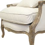 Кресло Ava Classical Armchair beige flax варинант исполнения - 4 | Loft Concept в Красноярске