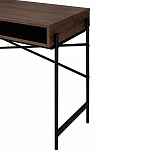 Стол рабочий в стиле лофт с ящиком и нишей для хранения Urban Style Space 2 варинант исполнения - 5 | Loft Concept в Красноярске