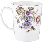 Кружка фарфоровая с рисунком цветов 400 мл Garden Whisper Porcelain Set  варинант исполнения - 1 | Loft Concept в Красноярске